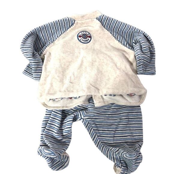 Koala Baby Infant's Little 5 Champ velvet Sleepwear Set Size 3-6M - Picture 6 of 8